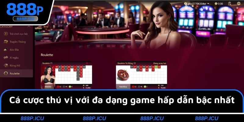 Cá cược thú vị với đa dạng game hấp dẫn bậc nhất