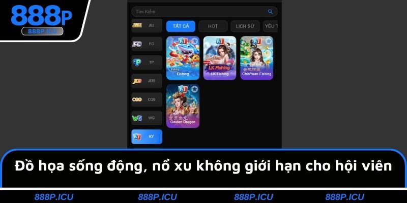 Đồ họa sống động, nổ xu không giới hạn cho hội viên