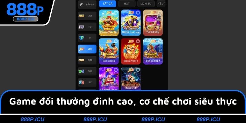 Game đổi thưởng đỉnh cao, cơ chế chơi siêu thực