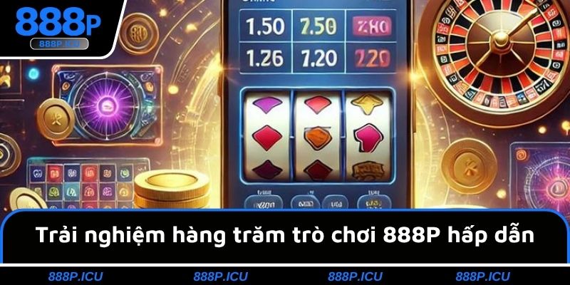 Trải nghiệm hàng trăm trò chơi 888P hấp dẫn